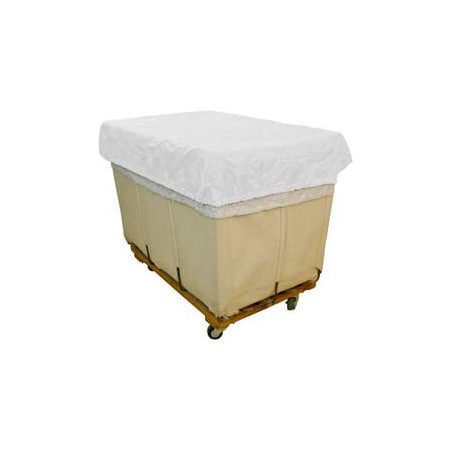H.G. Maybeck Co HG Maybeck Hamper Basket Cap, 200 Denier Nylon, 8 Bushel, White HBC8NL20